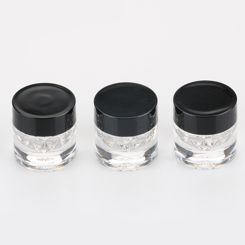 5g Unique Shaped Nail Polish Powder Plastic Jars New Glitter Container with Sifter