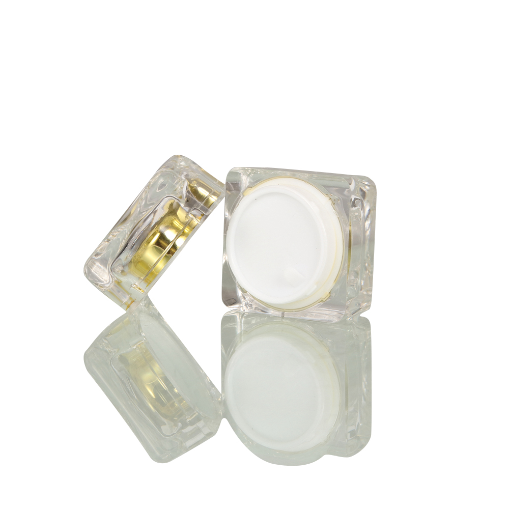 5g Unique design diamond shape acrylic cream Jar empty cosmetic container plastic jars