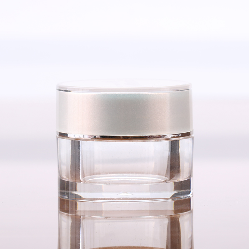 5g acrylic empty polish loose powder jar with sifter