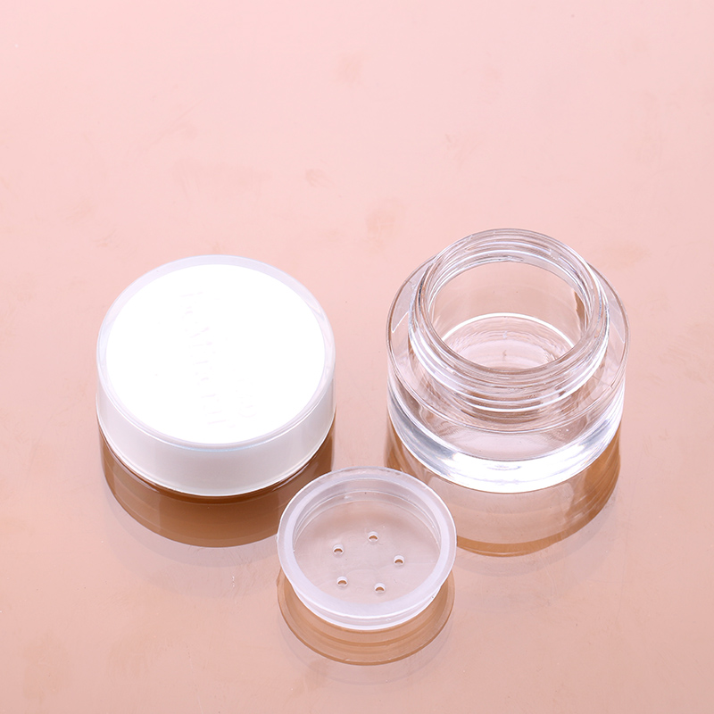 5g acrylic loose powder jar with sifter