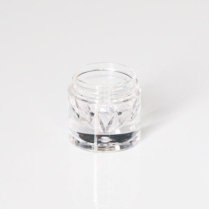 5g clear nail gel polish pigment glitter jar custom powder cosmetic cream container