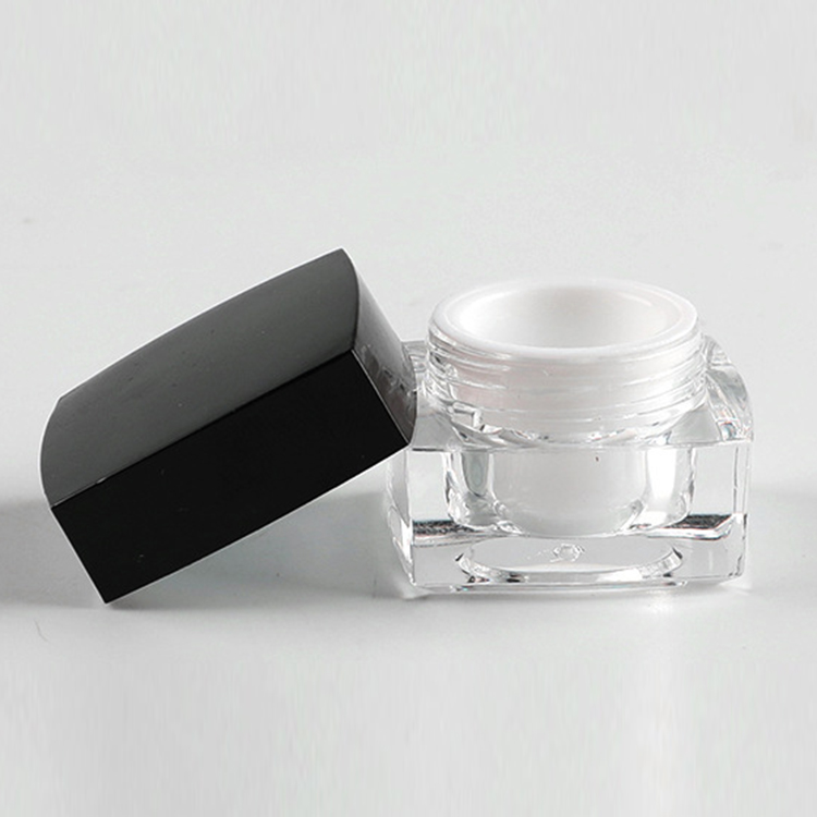 5g empty plastic acrylic square eye cream jar