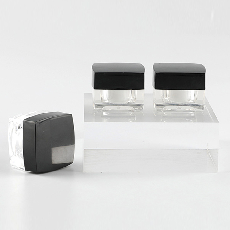 5g empty plastic acrylic square eye cream jar