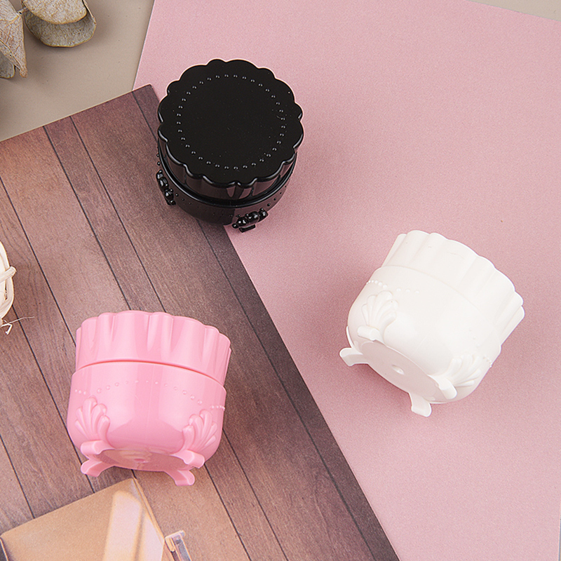 5g emtpy cute pink black white small cream jar sample Nail polish gel plastic jar