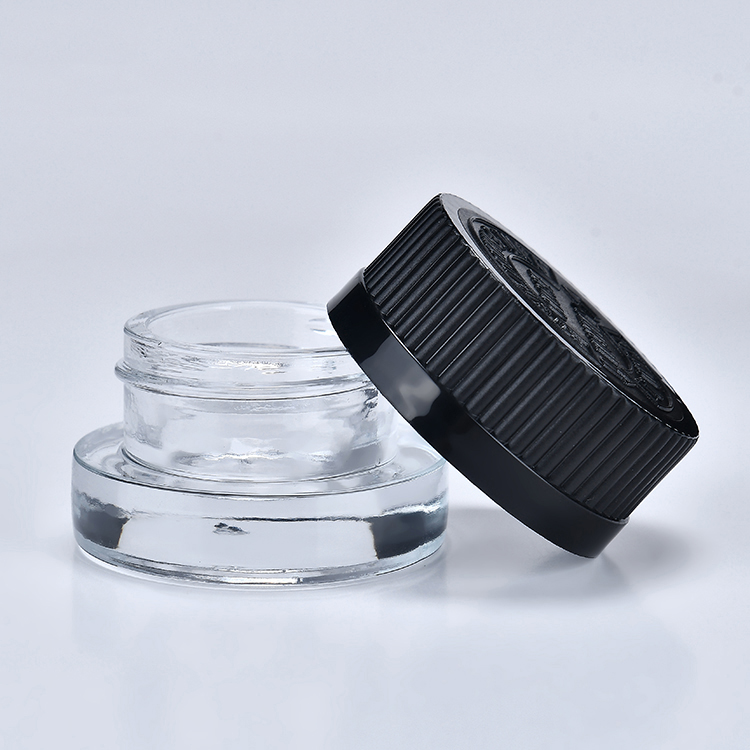 5g glass jar borosilicate glass jar empty glass jar for eye cream