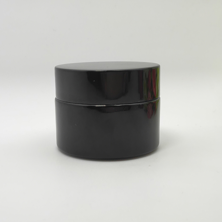 5g glass jar cosmetic frosted glass jar with metal cap