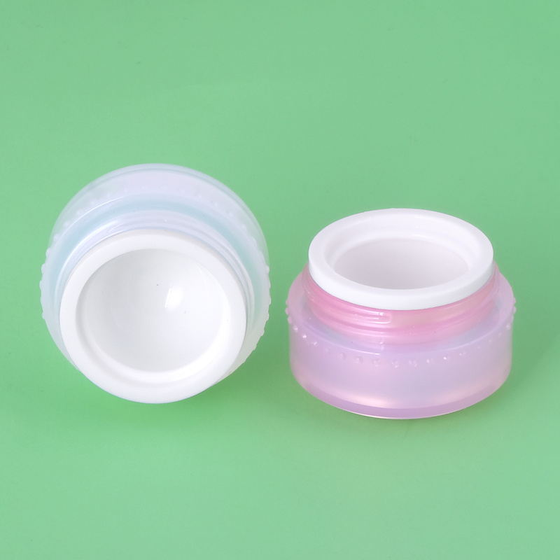 5g in stock Luxury Ready to ship silver Fashion Design Plastic Cosmetic Container Acrylic Cream Jar