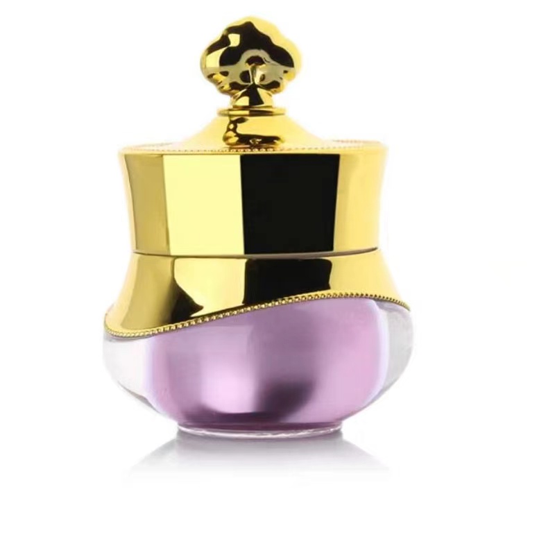 5g luxury crown shape acrylic eye cream jar, UV coating cap