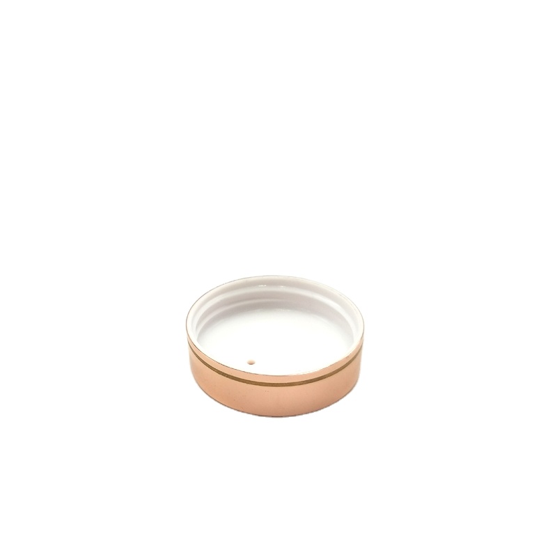 5g mini Glass Cream Jar with Rose Gold Screw Lid For Free Sample