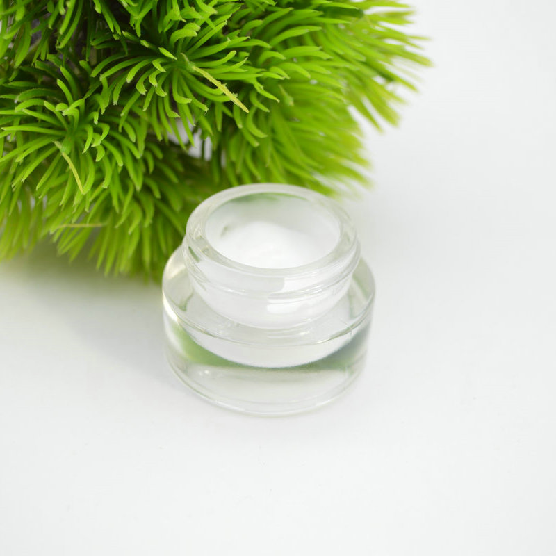 5g mini cosmetic eye cream hemp glass concentrate jars with color lids
