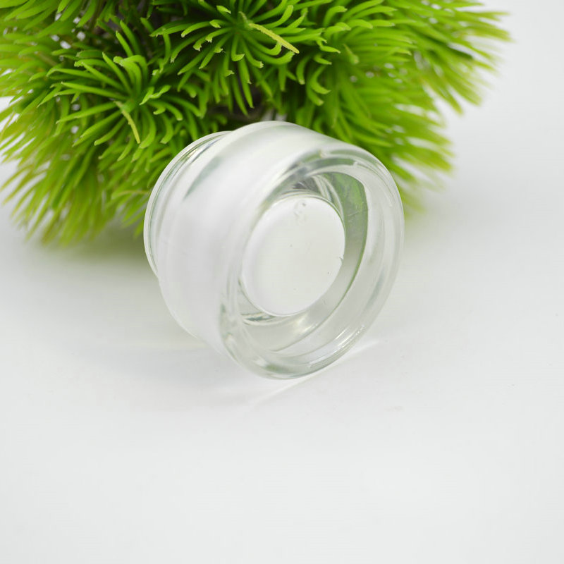5g mini cosmetic eye cream hemp glass concentrate jars with color lids