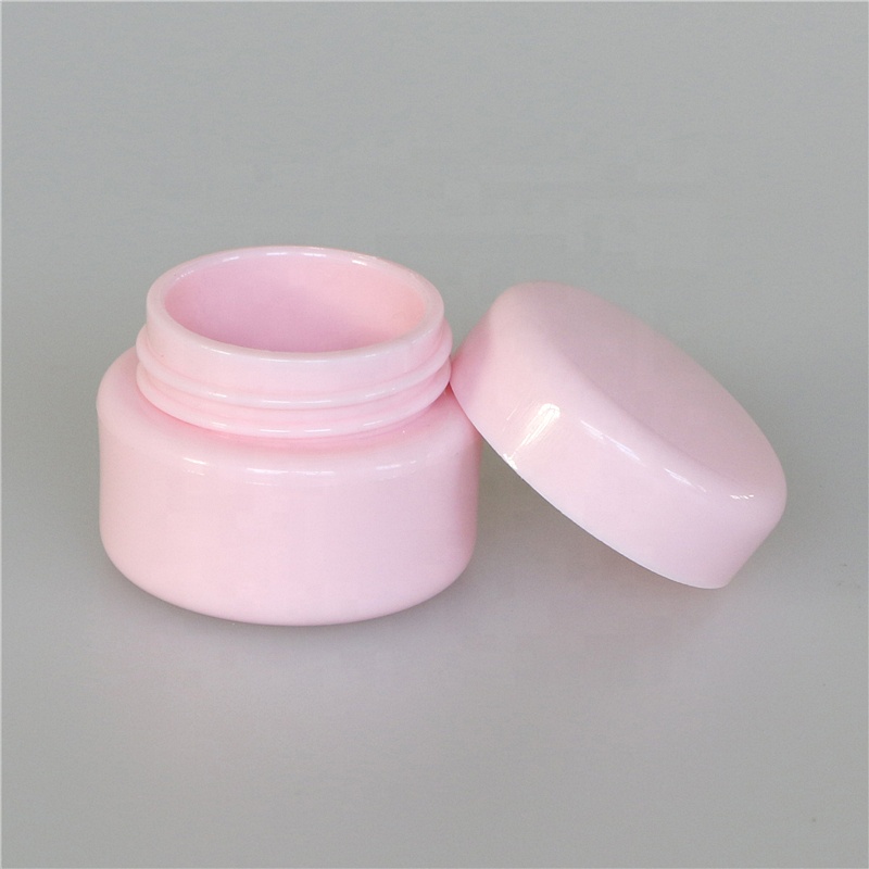 5g pink PP plastic mini jar for cosmetic cream