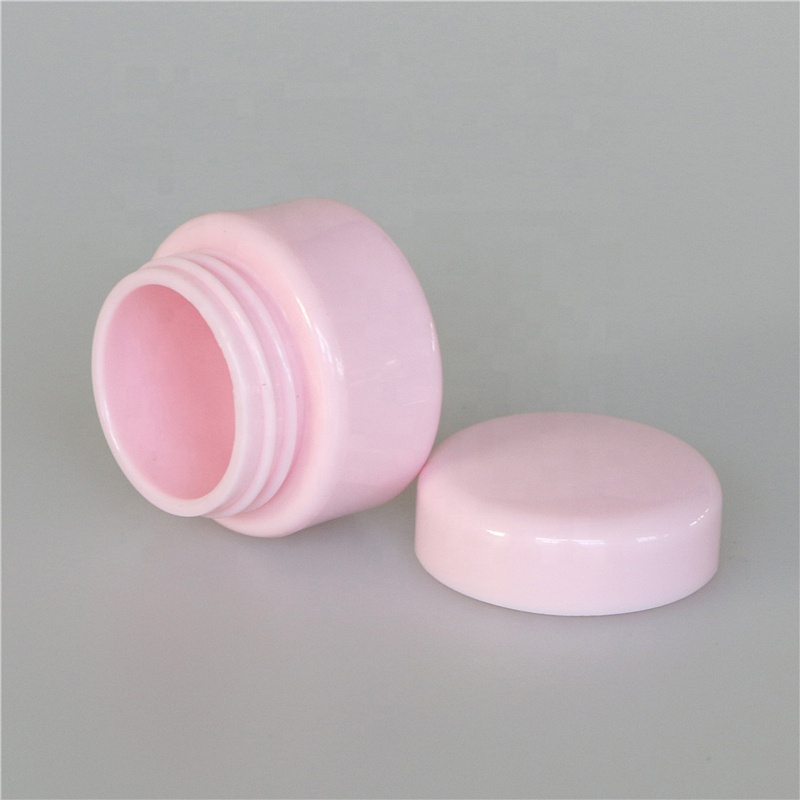 5g pink PP plastic mini jar for cosmetic cream