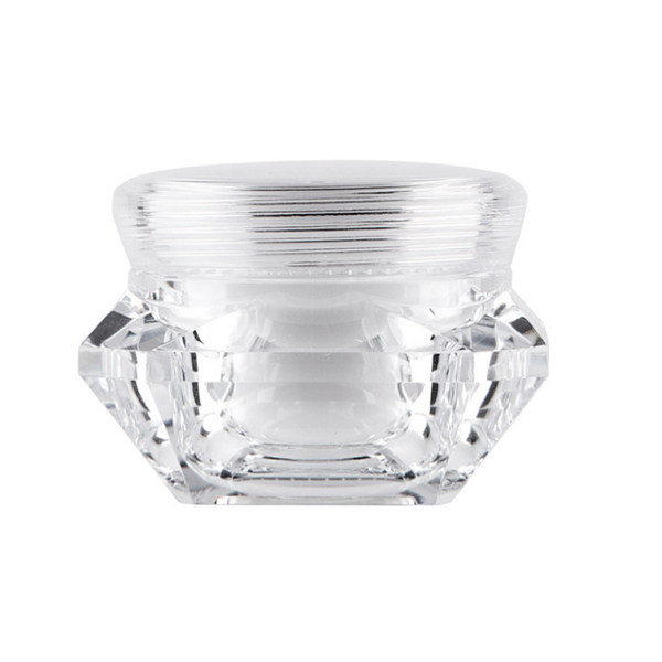 5g plastic AS diamond facial cream jar, eye cream jar, Diamond cream container