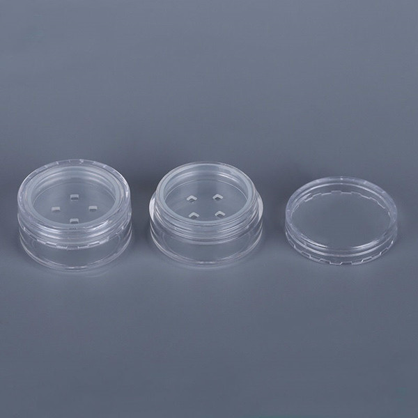 5g plastic Loose Powder Jar, 5g cosmetic jar with shifter