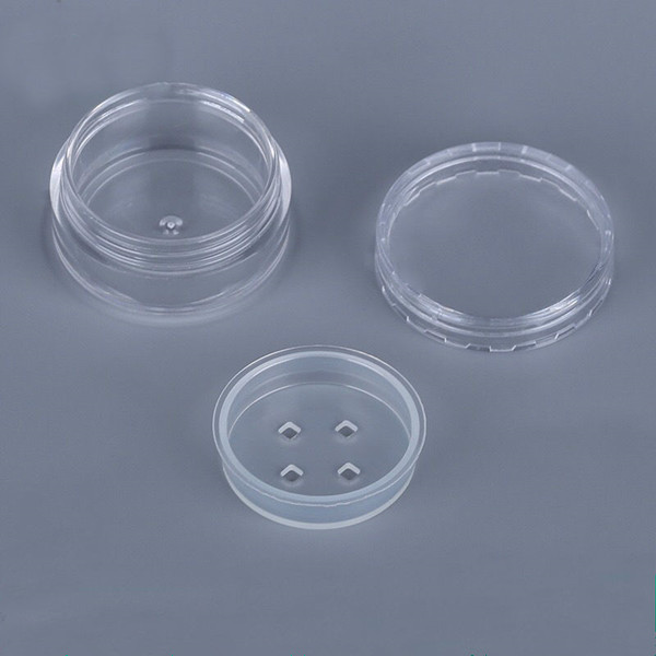 5g plastic Loose Powder Jar, 5g cosmetic jar with shifter