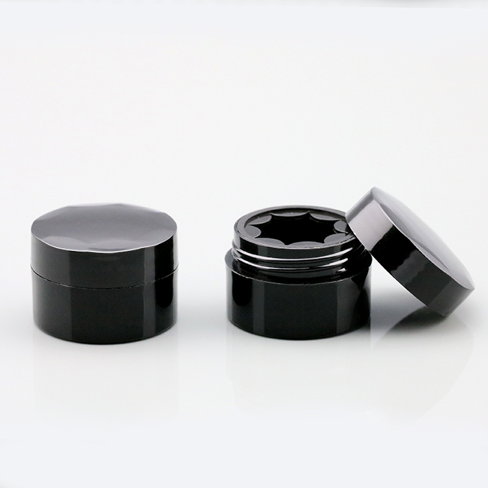 5g plastic cosmetic cream nail salon color gel black gel polish plastic jar