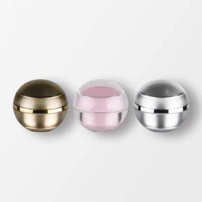 5g round ball eye cream jar plastic / eye shadow container / glitter jar with stopper