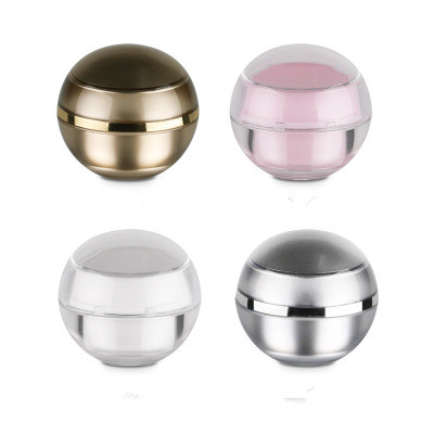 5g round ball eye cream jar plastic / eye shadow container / glitter jar with stopper