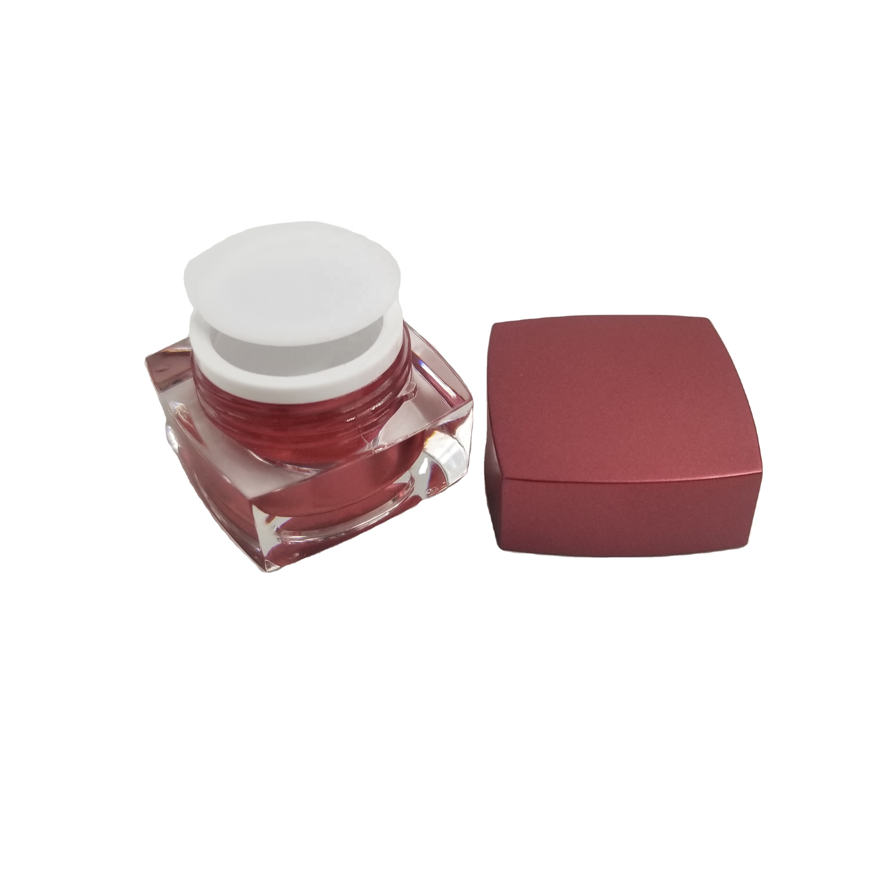 5g square Acrylic cream jars