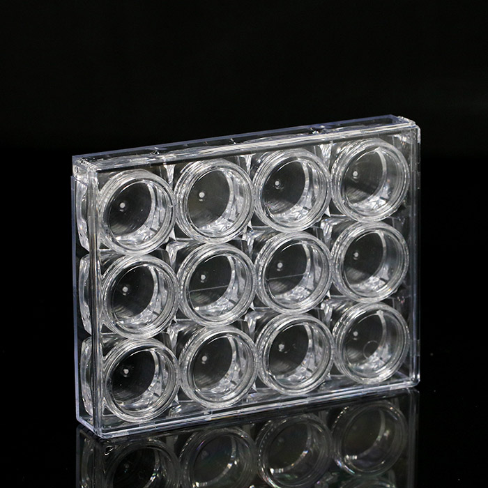 5g square glitter powder container for cosmetic empty wholesale eye shadow jar