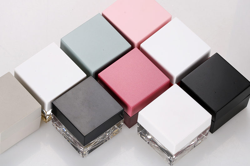 5g square uv gel glue bottle custom color acrylic nail polish jar