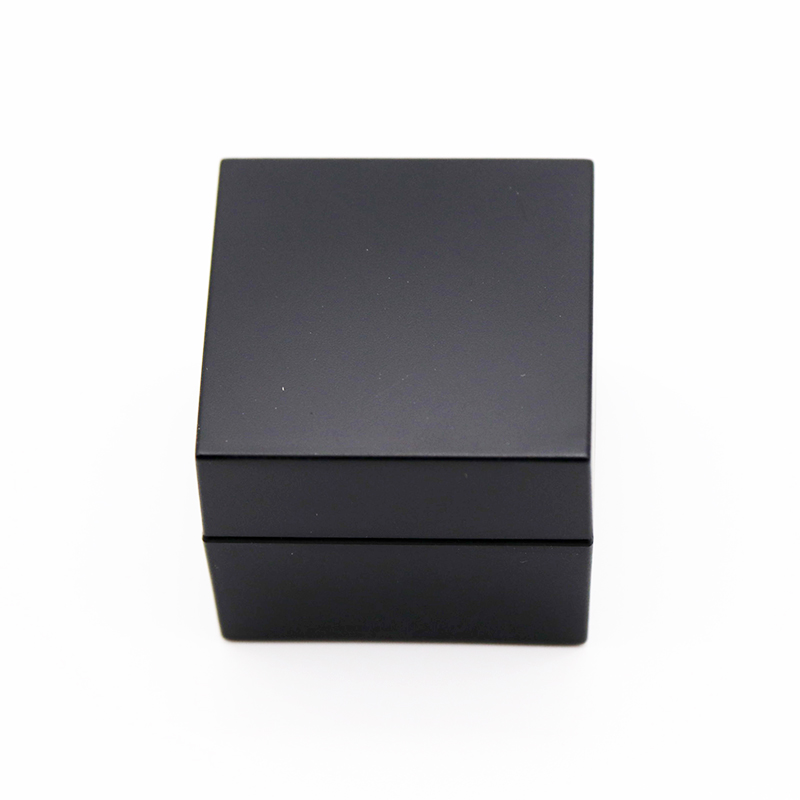 5g wholesale cheap acrylic empty square plastic black color nail gel polish jar custom cosmetic container