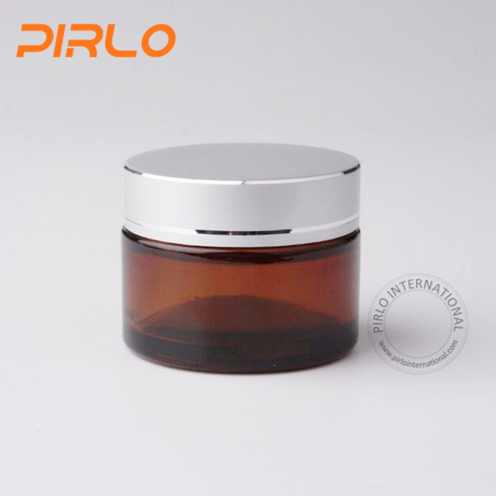 5g10g 15g 20g 30g 50g 100g Amber glass cosmetic cream jar custom glass jar round glass jar