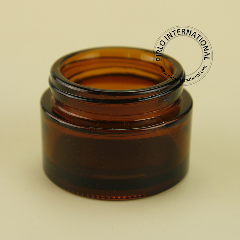 5g10g 15g 20g 30g 50g 100g amber glass jar glass beauty jar glass cosmetic cream jar