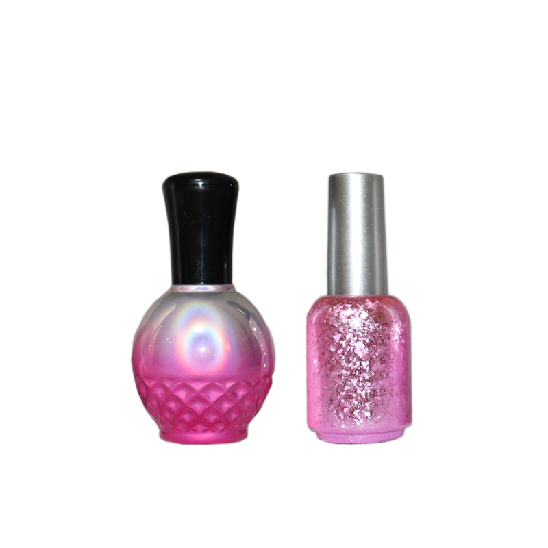 5ml 10ml 12ml 13ml 15ml elegant colored custom empty uv gel nail polish bottle brush cap