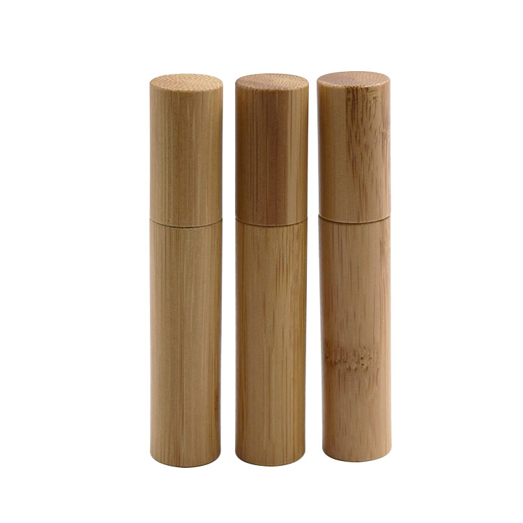 5ml 10ml 12ml amber roll on glass bottle pocket perfume bamboo roll on bottle