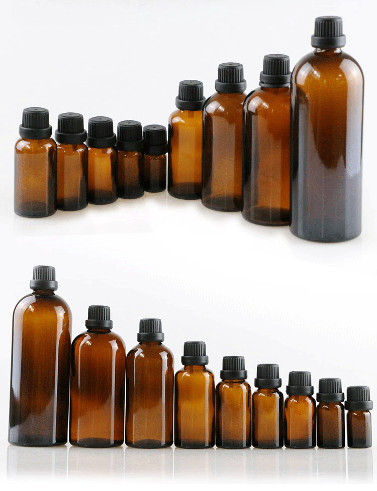 5ml 10ml 15ml 20ml 25ml 30ml 50ml 100ml 120ml 150ml 200ml essential oil amber glass dropper Aromatherapy perfume bottle