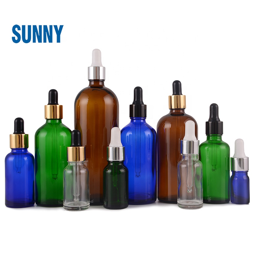 5ml 10ml 15ml 20ml 25ml 30ml 50ml 100ml 150ml Clear flint Essential Oil Glass Bottle With Dropper