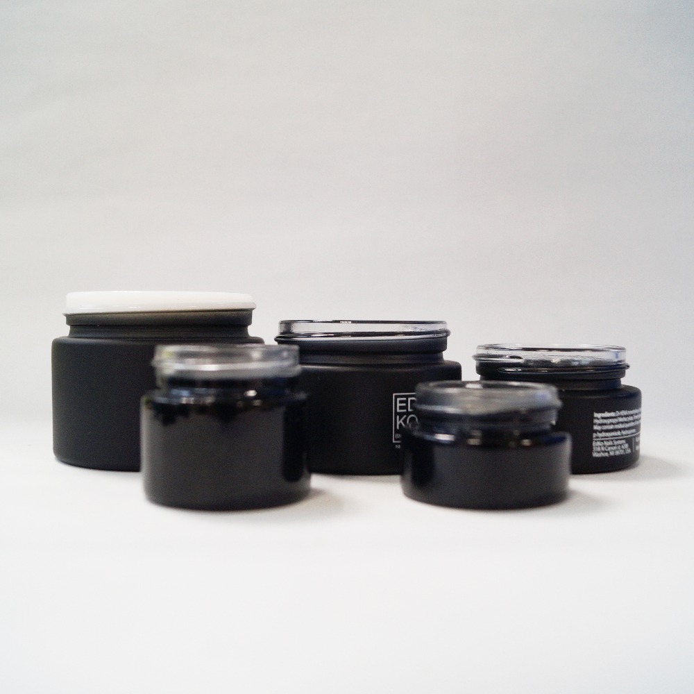 5ml 10ml 15ml 20ml 25ml 30ml 50ml 60ml 100ml amber clear 60ml black cosmetic glass jar