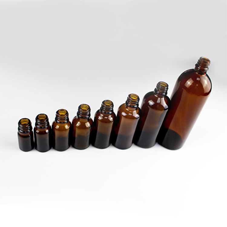 5ml 10ml 15ml 20ml 30ml 50ml 100ml 120ml Amber Empty Glass Dropper Essential Oil Bottle