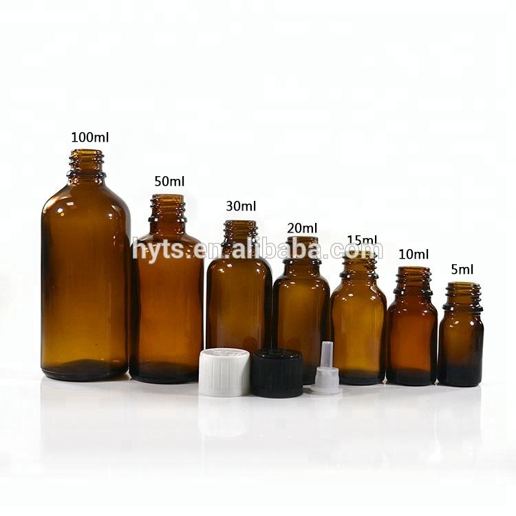 5ml 10ml 15ml 20ml 30ml 50ml 100ml 120ml amber glass essential oil drop bottle