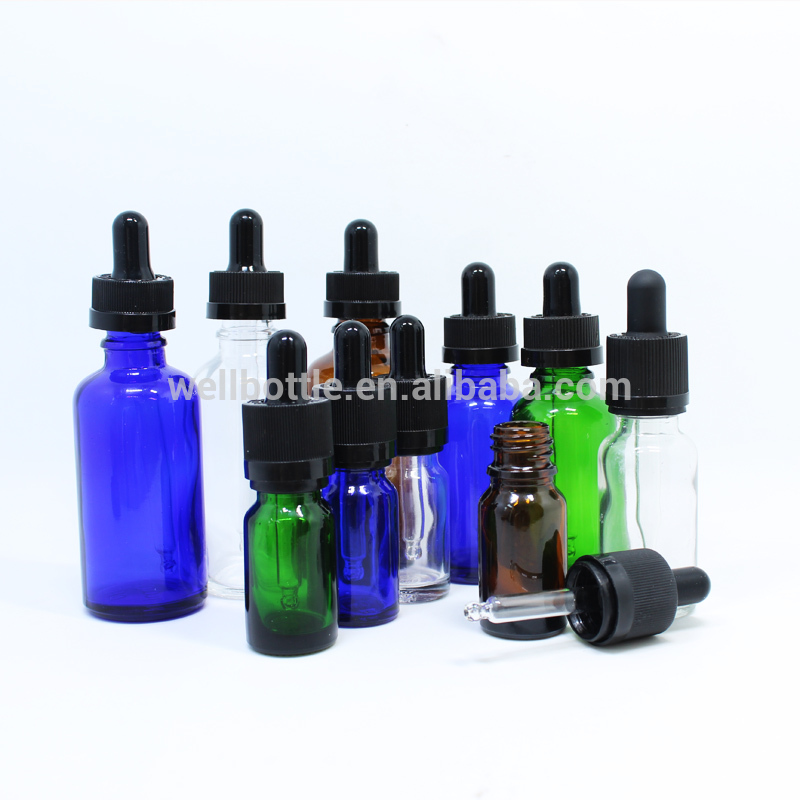 5ml 10ml 15ml 20ml 30ml 50ml 100ml 30 ml glass dropper bottles for e liquid essential oil e cig vape oil olive oil Round-8888Z