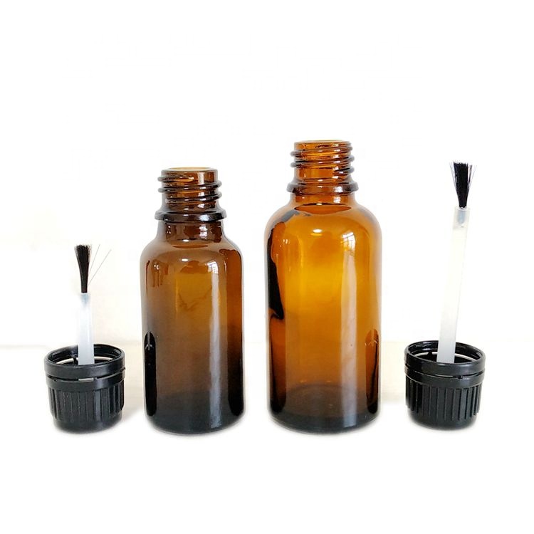 5ml 10ml 15ml 20ml 30ml 50ml 100ml Amber Blue Clear Frost Black Glass Dropper Bottle For Essential Oil Customized Bottle CRC Cap