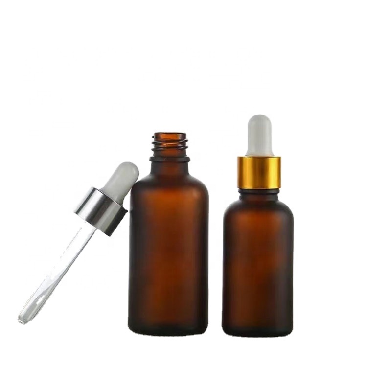 5ml 10ml 15ml 20ml 30ml 50ml 100ml Amber Frosted Glass Dropper Essential Oil Bottle