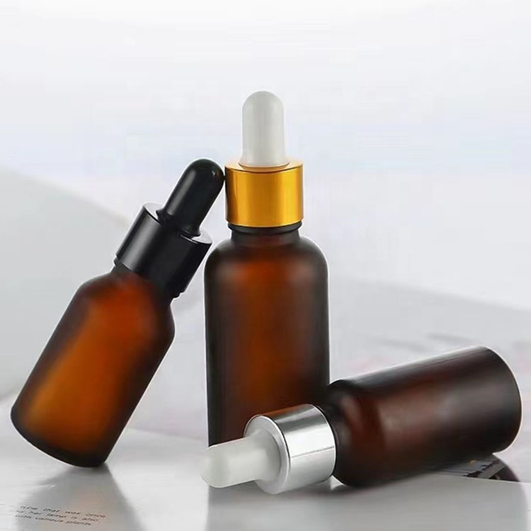5ml 10ml 15ml 20ml 30ml 50ml 100ml Amber Frosted Glass Dropper Essential Oil Bottle