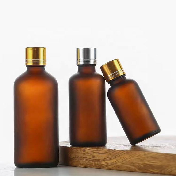 5ml 10ml 15ml 20ml 30ml 50ml 100ml Amber Frosted Glass Dropper Essential Oil Bottle