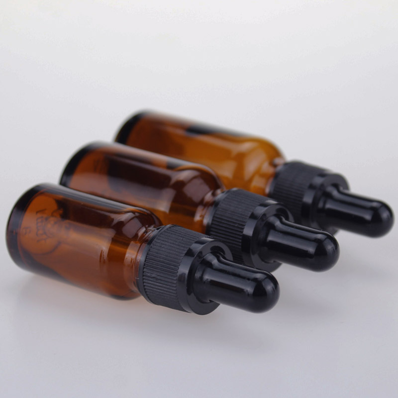 5ml 10ml 15ml 20ml 30ml 50ml 100ml Amber Glass Bottle Dropper Bottle Empty Glass Essential Oil Bottle With Glass Pipette Dropper