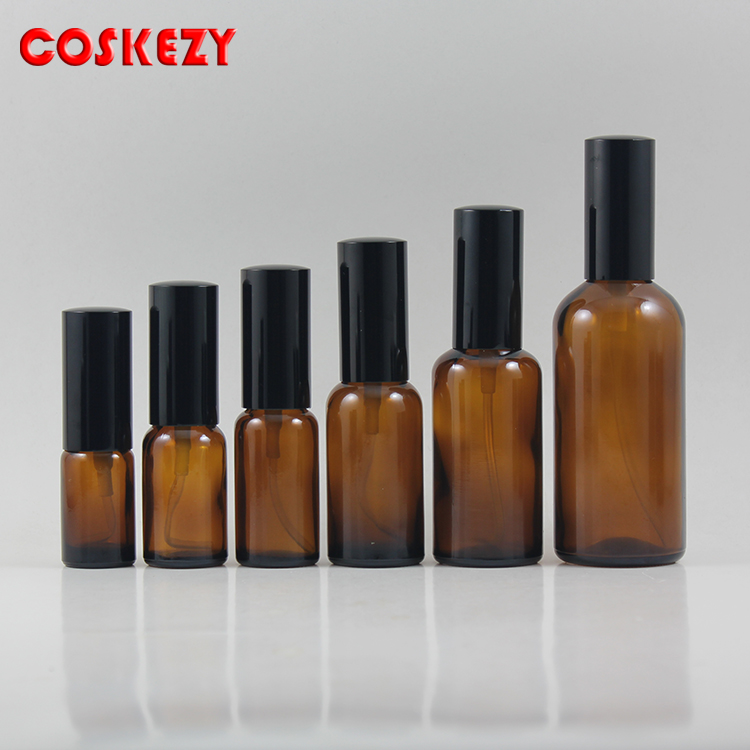5ml 10ml 15ml 20ml 30ml 50ml 100ml Amber dropper medical spray bottle with special shape glass bottle