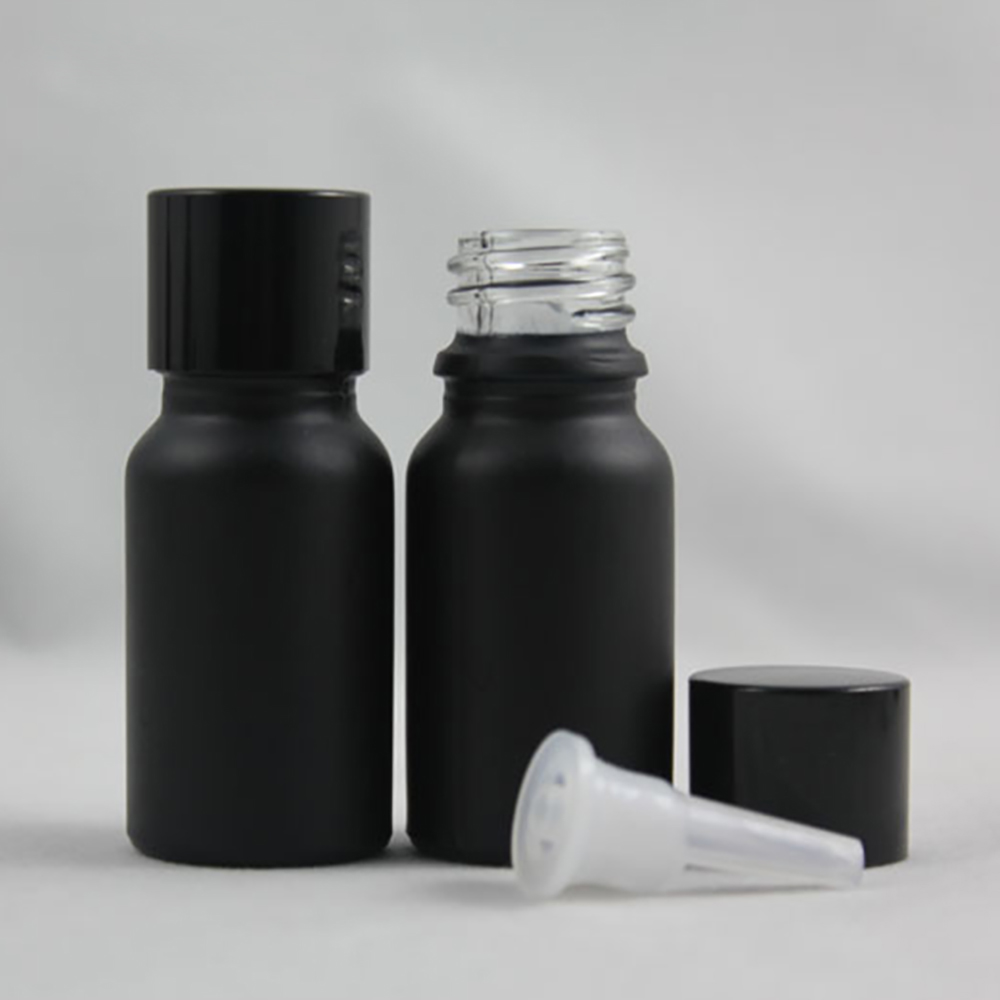 5ml 10ml 15ml 20ml 30ml 50ml 100ml Black Frosted Glass Bottle, man cologne perfume bottle