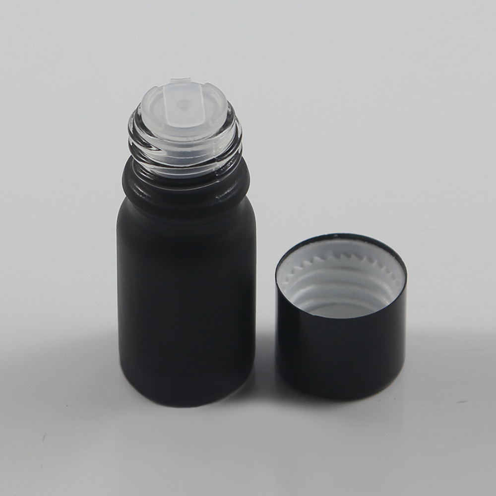 5ml 10ml 15ml 20ml 30ml 50ml 100ml Black Frosted Glass Bottle, man cologne perfume bottle
