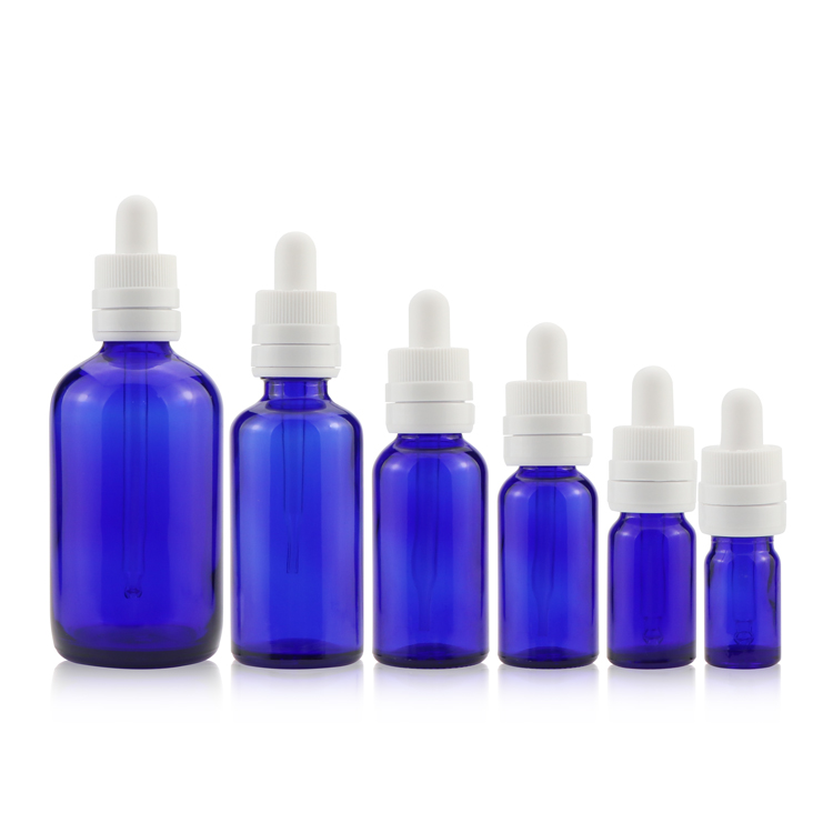 5ml 10ml 15ml 20ml 30ml 50ml 100ml Blue essential oil glass bottle blue boston round glass bottle 1oz 30ml 2oz 60ml 120ml 8oz