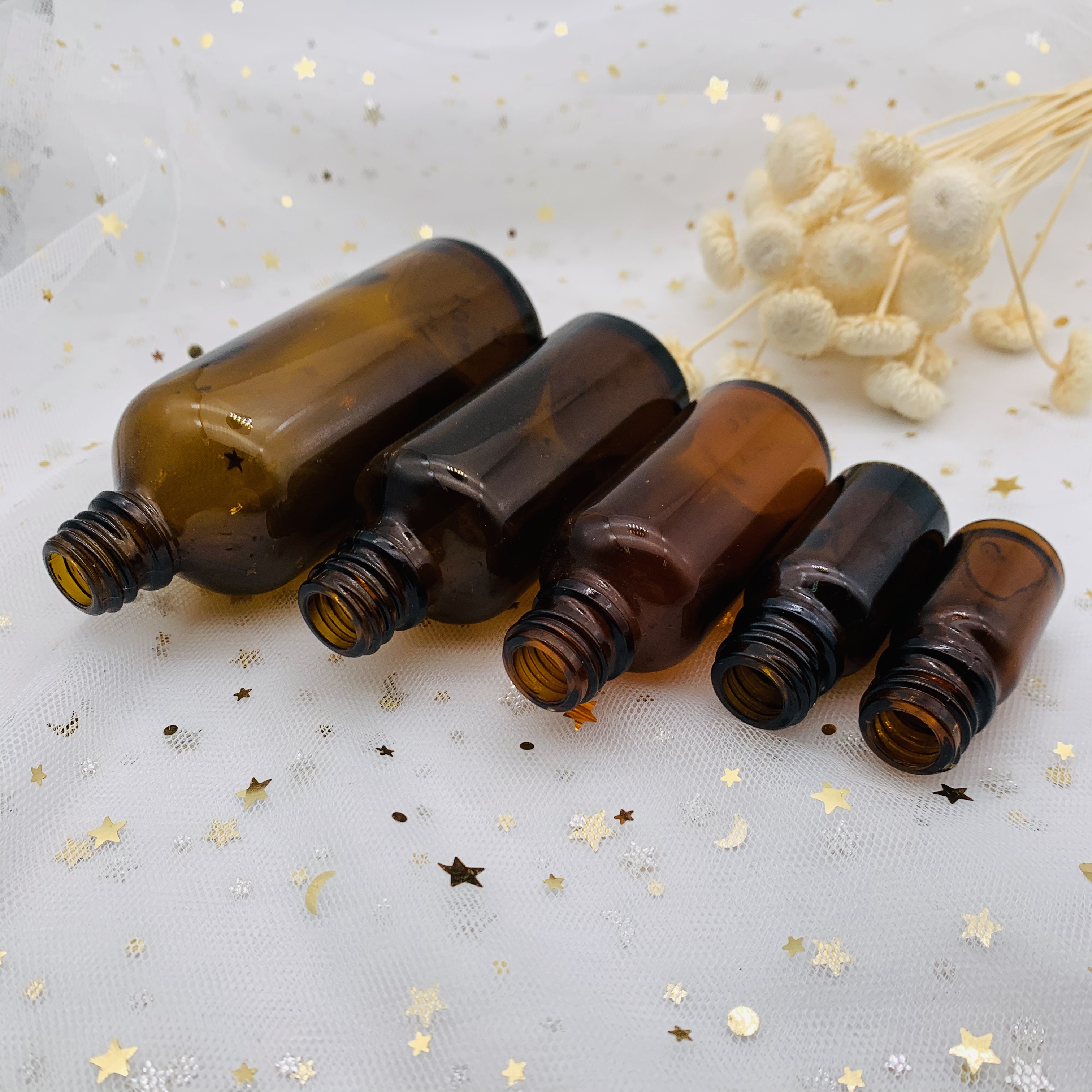 5ml 10ml 15ml 20ml 30ml 50ml 100ml Brown Essential Oil Bottle Frosted Dropper Bottle Cosmetic Glass Bottle