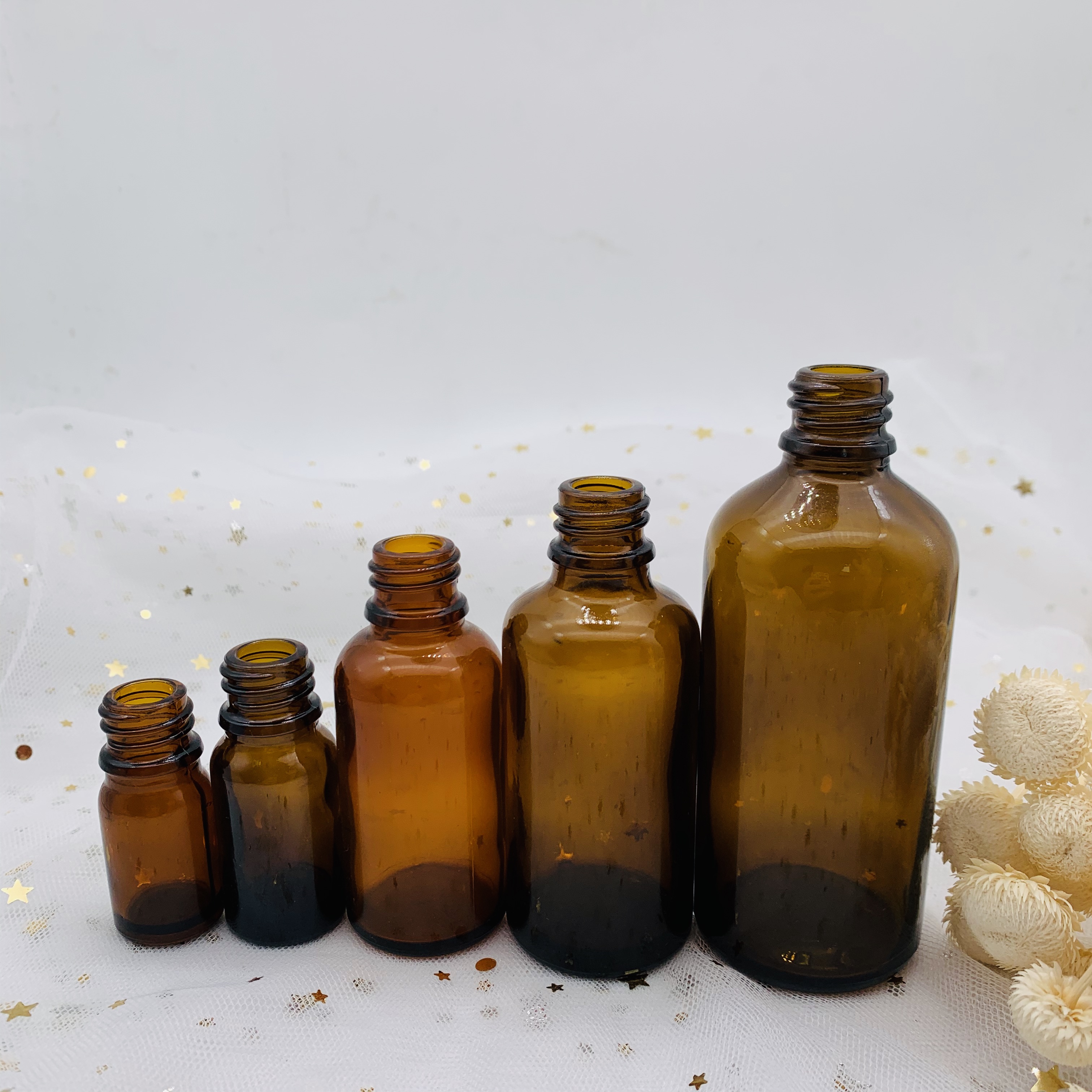 5ml 10ml 15ml 20ml 30ml 50ml 100ml Brown Essential Oil Bottle Frosted Dropper Bottle Cosmetic Glass Bottle