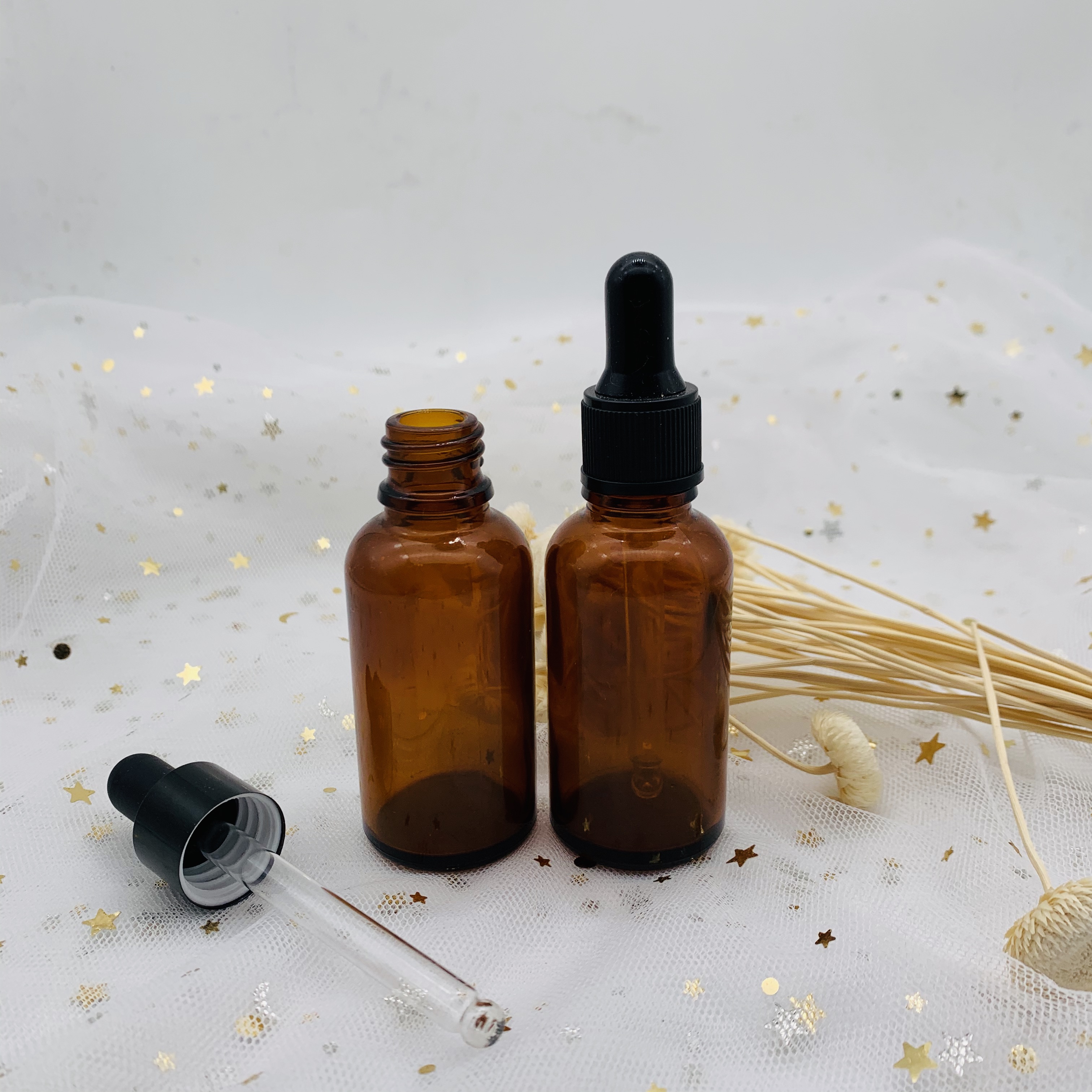 5ml 10ml 15ml 20ml 30ml 50ml 100ml Brown Essential Oil Bottle Frosted Dropper Bottle Cosmetic Glass Bottle