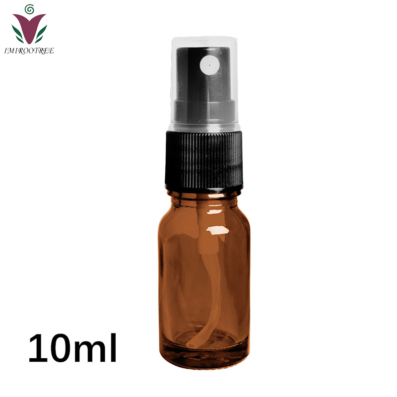 5ml 10ml 15ml 20ml 30ml 50ml 100ml Empty Amber Perfume Glass Spray Bottles with Fine Mist Sprayer